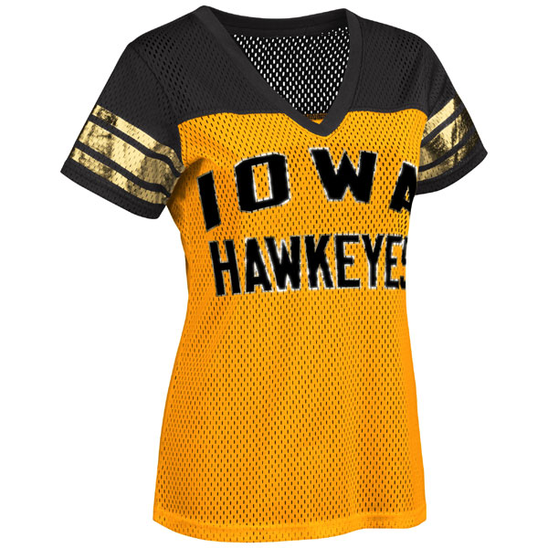 Iowa Hawkeyes Women's Fan Club Mesh Top