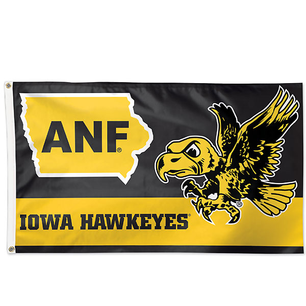 Iowa Hawkeyes ANF Flying Herky Flag