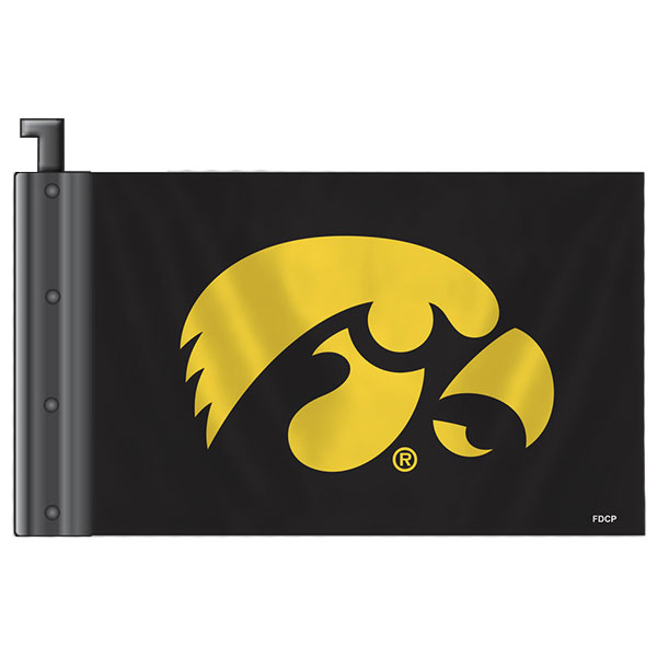 Iowa Hawkeyes Antenna Flag