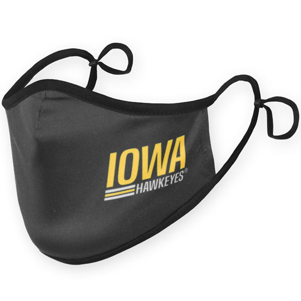 Iowa Hawkeyes Adult IOWA Mask