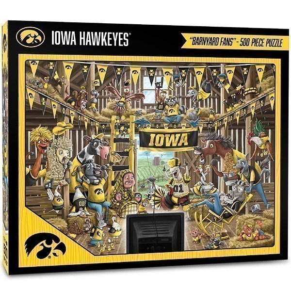 Iowa Hawkeyes Barnyard Fans Puzzle