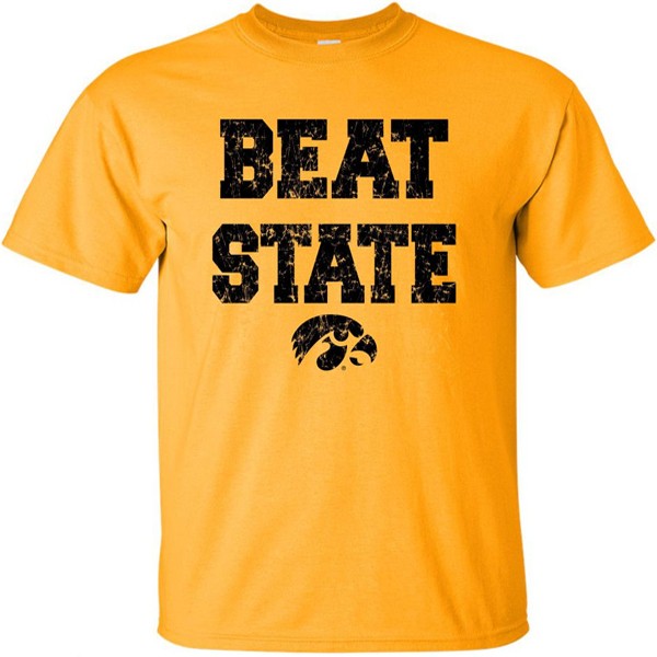 Iowa Hawkeyes Beat State Gold Tee