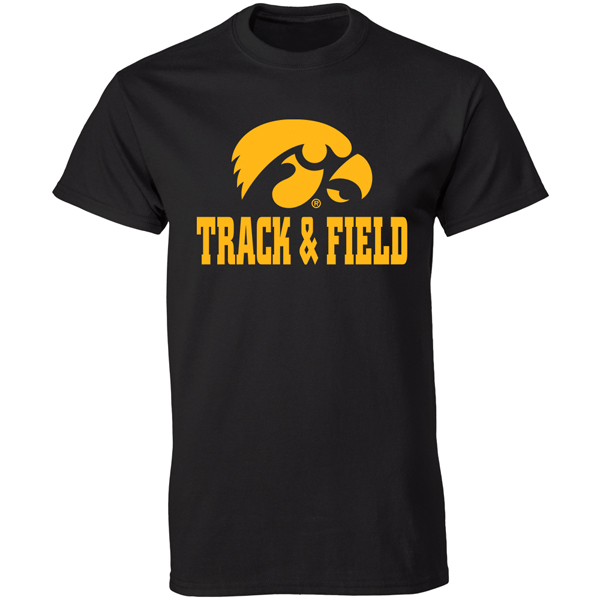 Iowa Hawkeyes Track and Field Tee