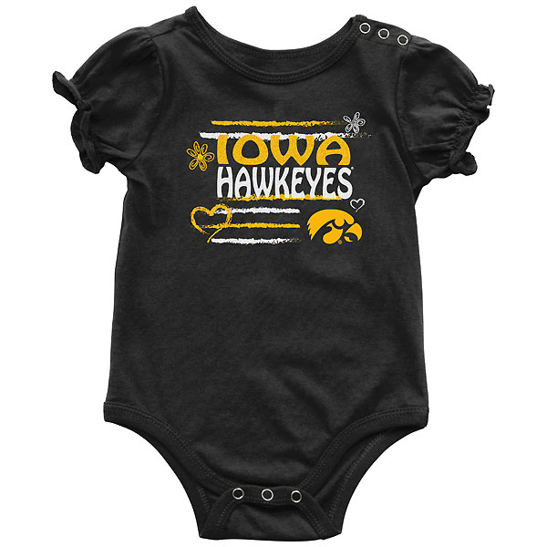 Iowa Hawkeyes Infant Friends Onsie