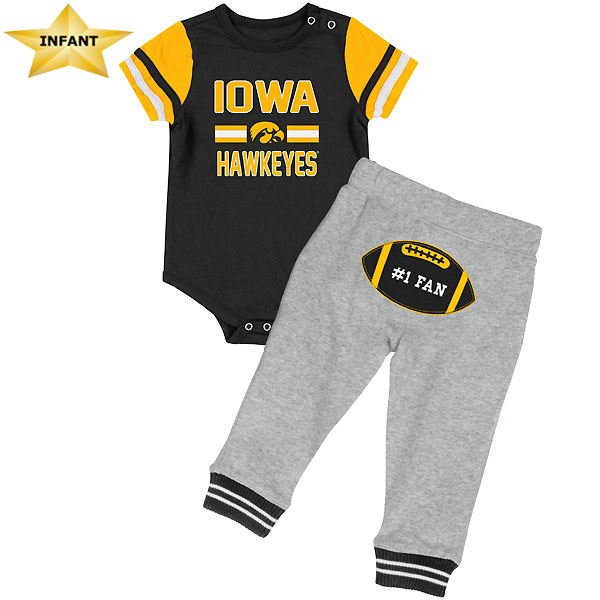 Iowa Hawkeyes Infant Long Run Onesie