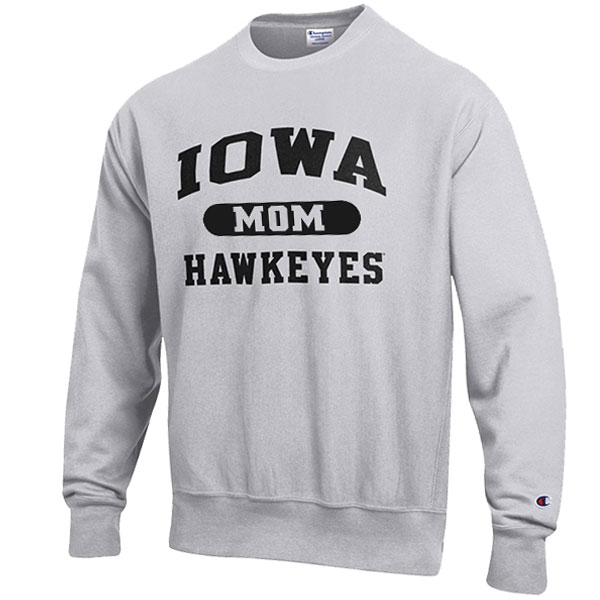 Iowa Hawkeyes Mom Reverse Weave Crew Sweat