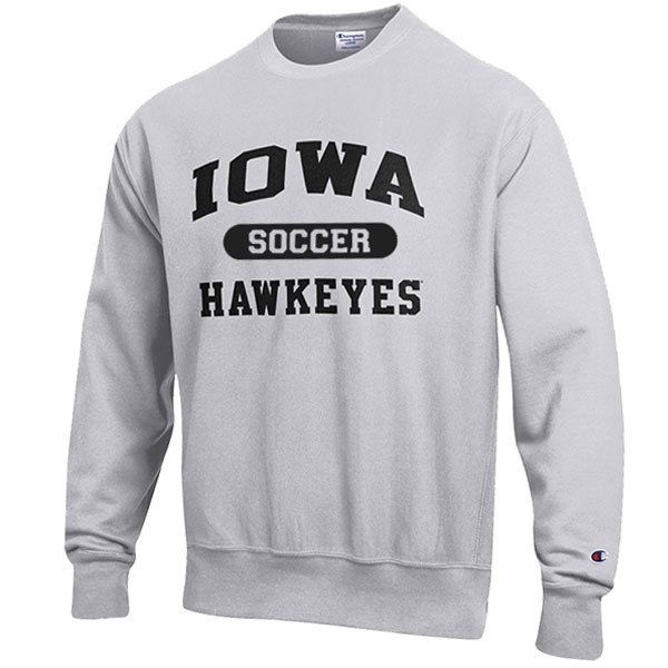 Iowa Hawkeyes Soccer Reverse Weave Crew