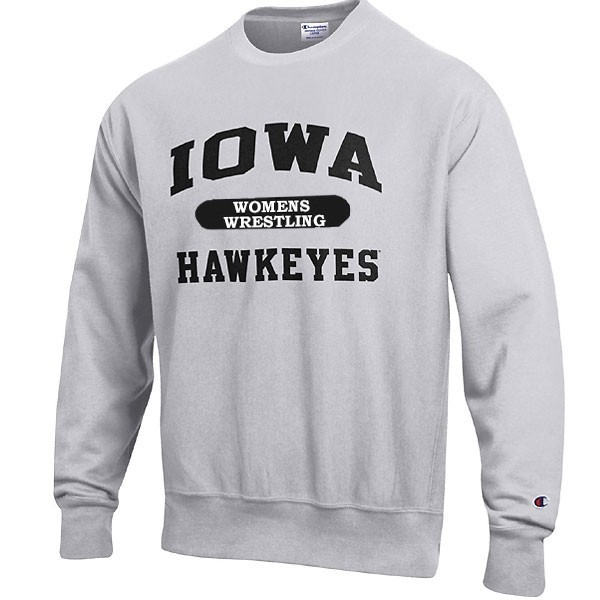 Iowa Hawkeyes Women's Wrestling Reverse Weave Crew Sweat