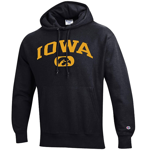 Iowa Hawkeyes Reverse Weave 999 Hoodie