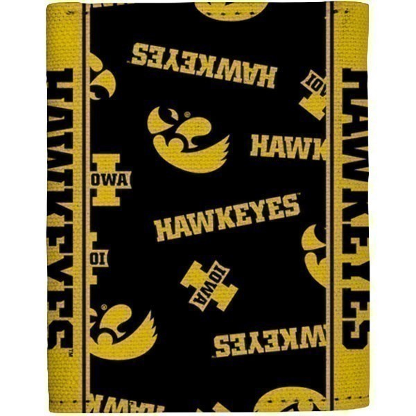 Iowa Hawkeyes Canvas Trifold Wallet
