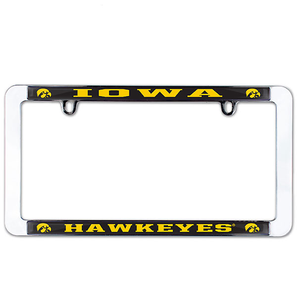 Iowa Hawkeyes Metal License Plate Frame