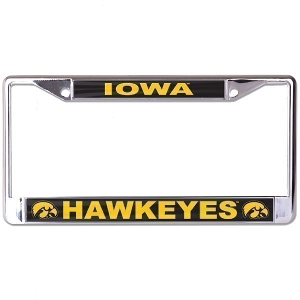 Iowa Hawkeyes Metal License Printed Frame