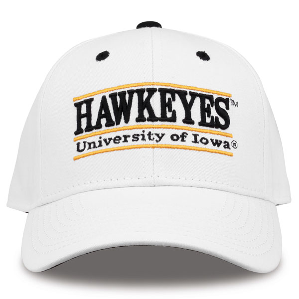 Iowa Hawkeyes White Bar Hawkeyes Hat