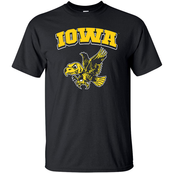 Iowa Hawkeyes Flying Hawk Tee