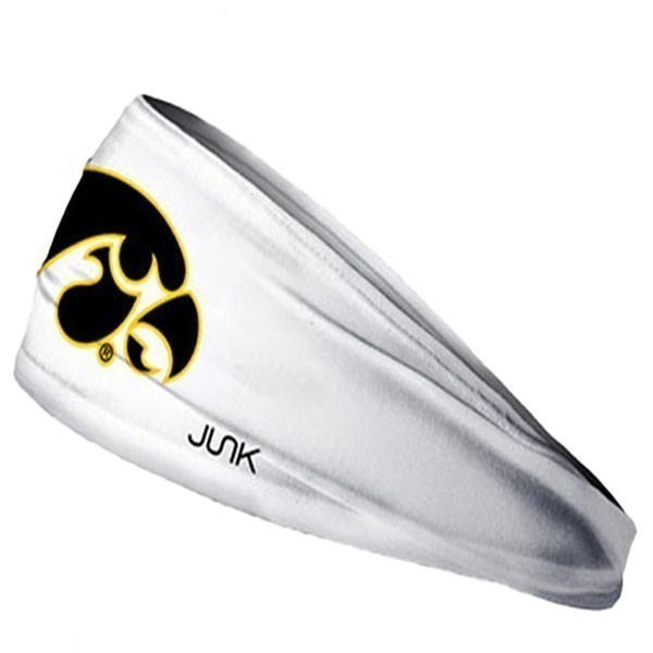 Iowa Hawkeyes Primary White Headband