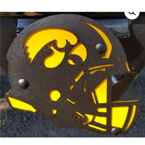 Iowa Hawkeyes Helmet Hitch Cover