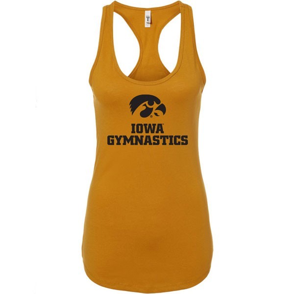 Iowa Hawkeyes Women's Gymnastics Gold Tank