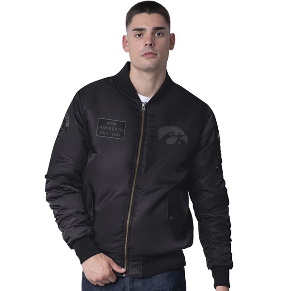 Iowa Hawkeyes Aviator Jacket