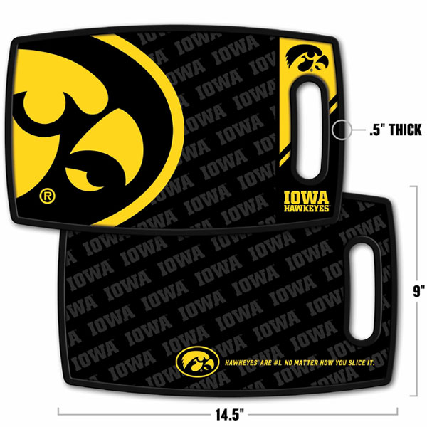 Iowa Hawkeyes Logo Cutting Board
