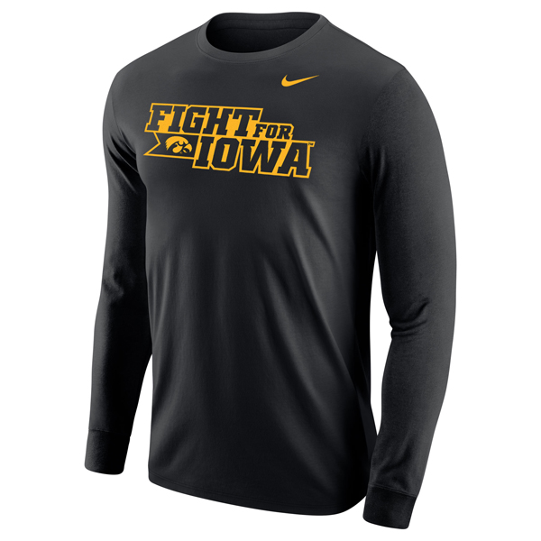 Iowa Hawkeyes Fight for Iowa Long Sleeve Tee