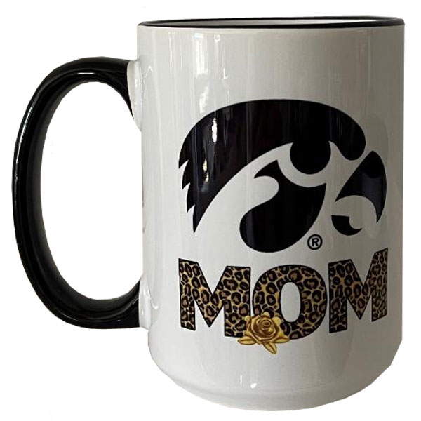 Iowa Hawkeyes Mom 15 oz Mug