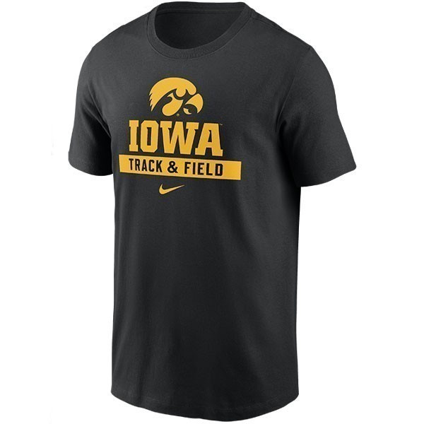 Iowa Hawkeyes Nike Track & Field Tee