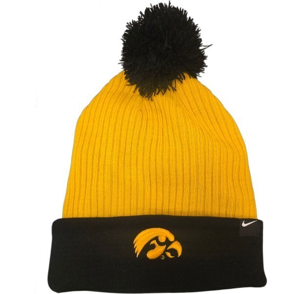 Iowa Hawkeyes Gold Stocking Cap