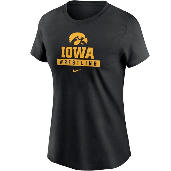 Iowa Hawkeyes Women's Wrestling Cotton Tee