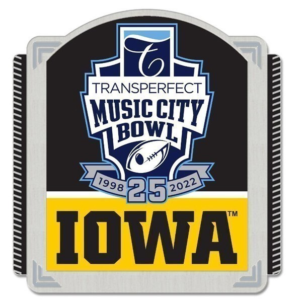 Iowa Hawkeyes 2022 Music City Lapel Pin