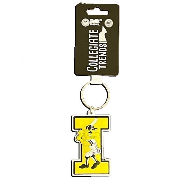 Iowa Hawkeyes Baseball Keychain