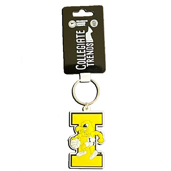 Iowa Hawkeyes Basketball Keychain