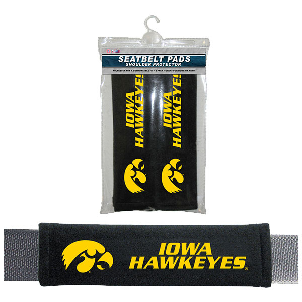 Iowa Hawkeyes Seatbelt Pads
