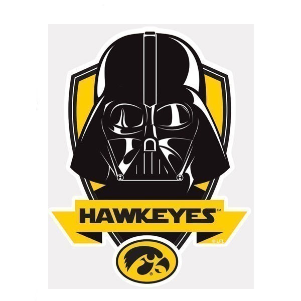 Iowa Hawkeyes Star Wars Vador Decal