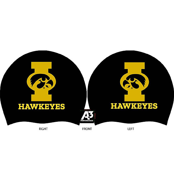 Iowa Hawkeyes Swim Cap