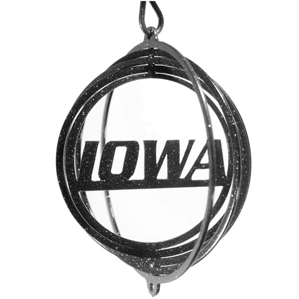 Iowa Hawkeyes 4" Swirly