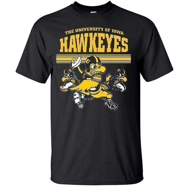 Iowa Hawkeyes Herky Team Quarterback Tee