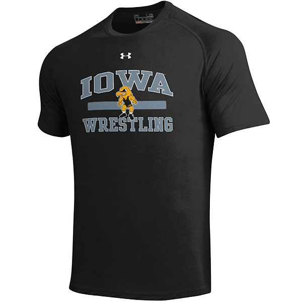 Iowa Hawkeyes Wrestling Black Tee