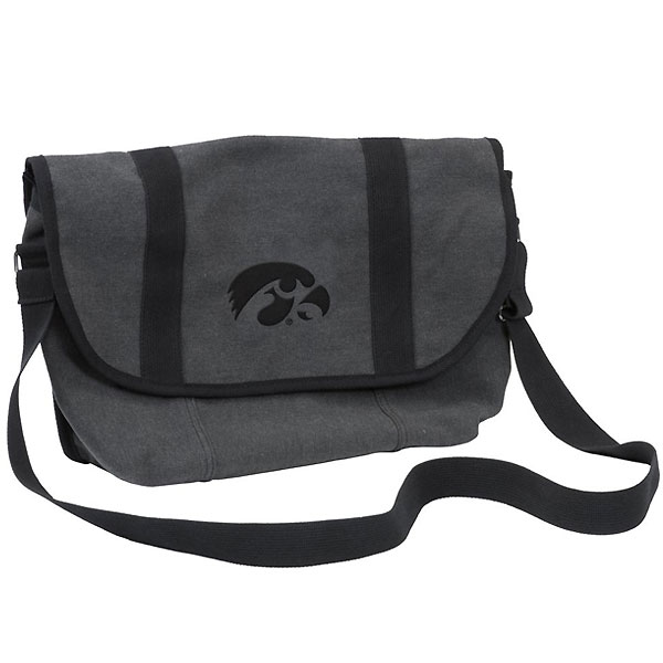 Iowa Hawkeyes Varsity Messenger Bag