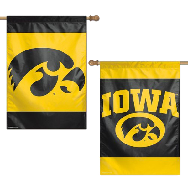 Iowa Hawkeyes Vertical Flag