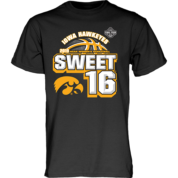 Iowa Hawkeyes Women's Basketball Sweet 16 Tee