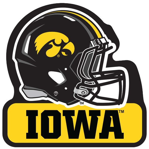 Iowa Hawkeyes Helmet Magnet