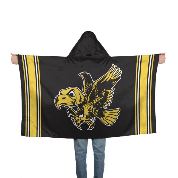 Iowa Hawkeyes Flying Hawk Hoodie Flag
