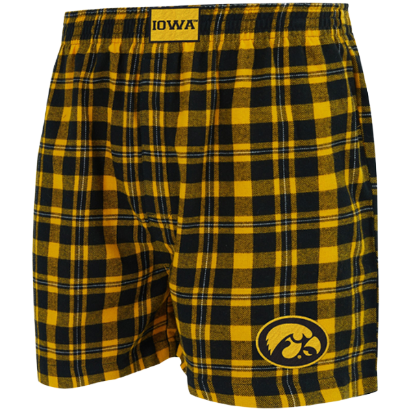 Iowa Hawkeyes Flannel Boxers