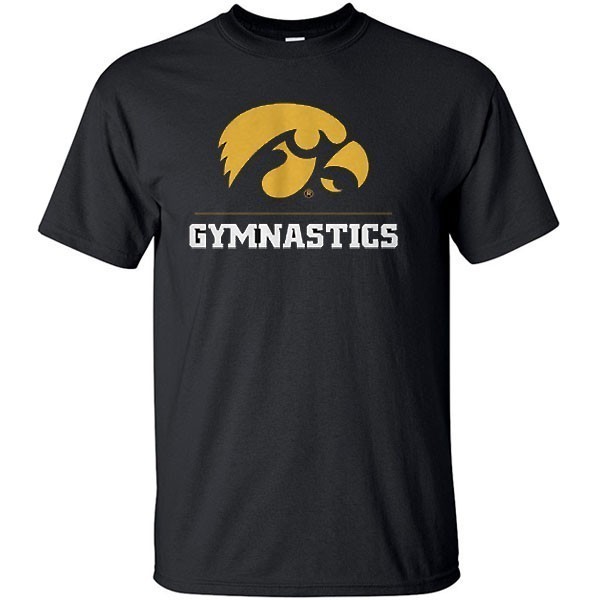 Iowa Hawkeyes Gymnastics Short Sleeve Tee