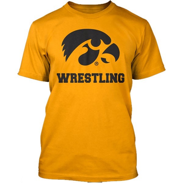 Iowa Hawkeyes Wrestling Tigerhawk Tee