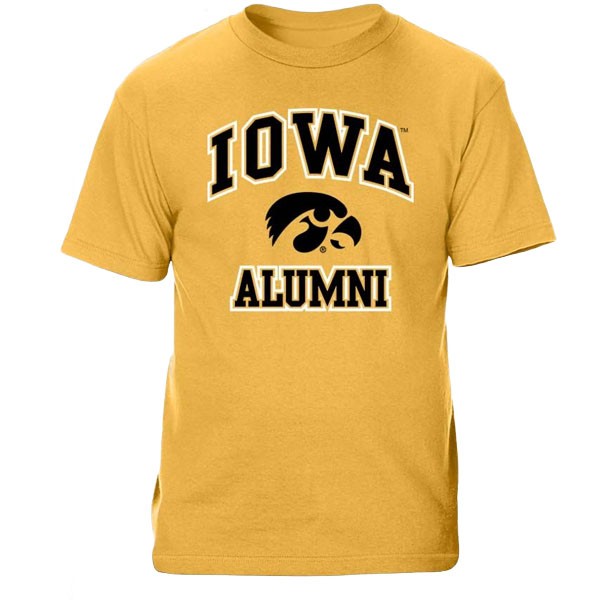 Iowa Hawkeyes Vertical Arch Alumni Tee