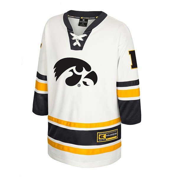 Iowa Hawkeyes Youth Puck Proud Hockey Jersey