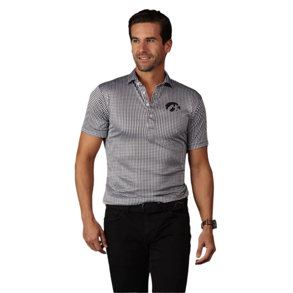 Iowa Hawkeyes Semi-Spread Collar Polo