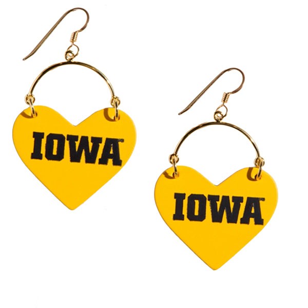 Iowa Hawkeyes Lover Earrings