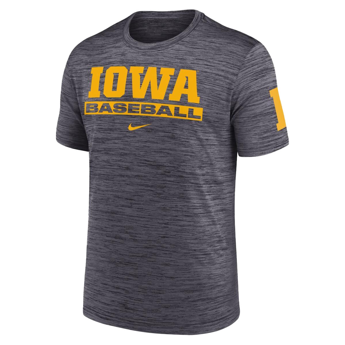 Iowa Hawkeyes Velocity Baseball Tee